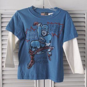 Marvel Comics Captain America Youth Shirt 3T